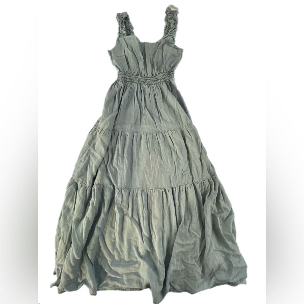 Easel BLUEBONNET BREEZE DENIM MAXI DRESS
Small NWT - Picture 12 of 15